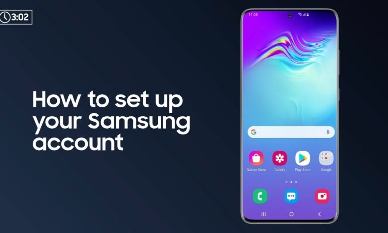 How do I find my Samsung account login?