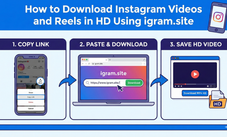 How to Download Instagram Videos and Reels in HD Using igram.site