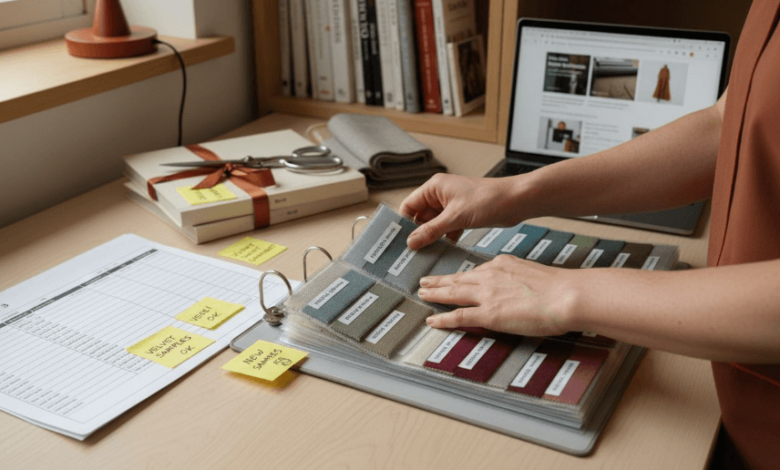 How to Choose Printed Fabric for Clothing Using a Fabric Swatch Book
